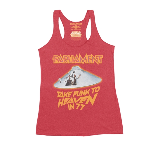 Parliament Take Funk To Heaven in 77 Racerback Tank - Women