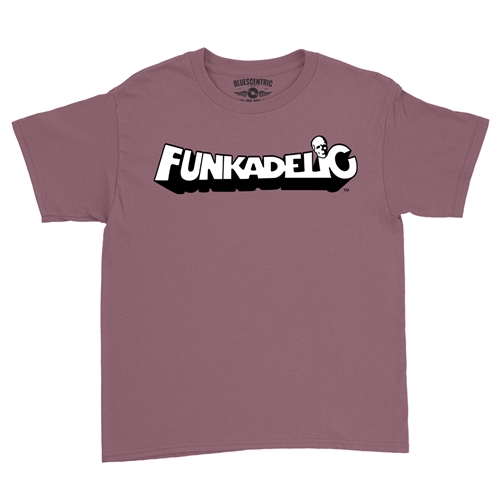 Funkadelic White Logo Youth T-Shirt - Lightweight Vintage Children & Toddlers - youthheathermaroon
