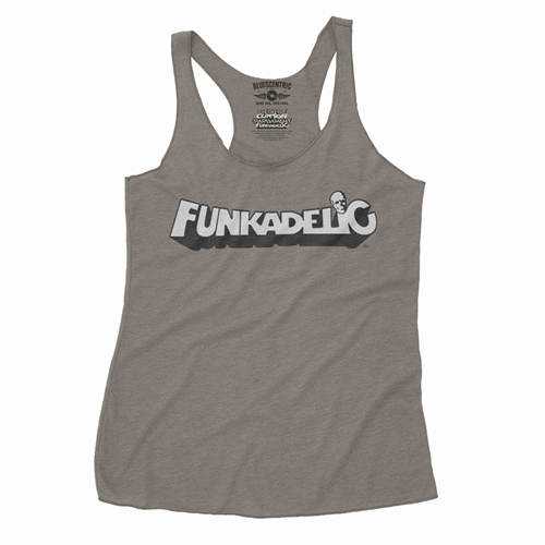 Funkadelic White Logo Racerback Tank - Women
