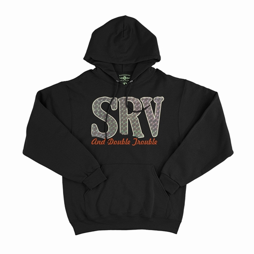 Stevie Ray Vaughan Reflective SRV Pullover Hoodie - hoodieblack