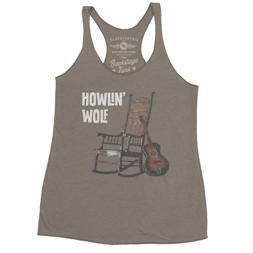 Howlin Wolf Rocking Chair Racerback Tank - Women