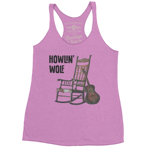 Howlin Wolf Rocking Chair Racerback Tank - Women
