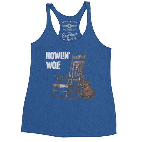 Howlin Wolf Rocking Chair Racerback Tank - Women