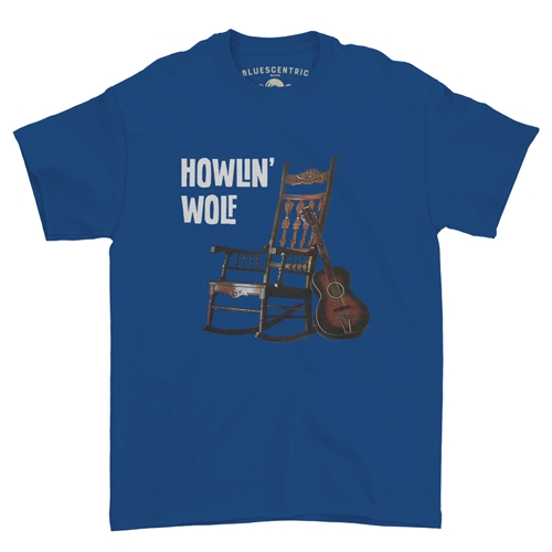 Howlin Wolf Rockin Chair T-Shirt - Classic Heavy Cotton - classicroyalblue