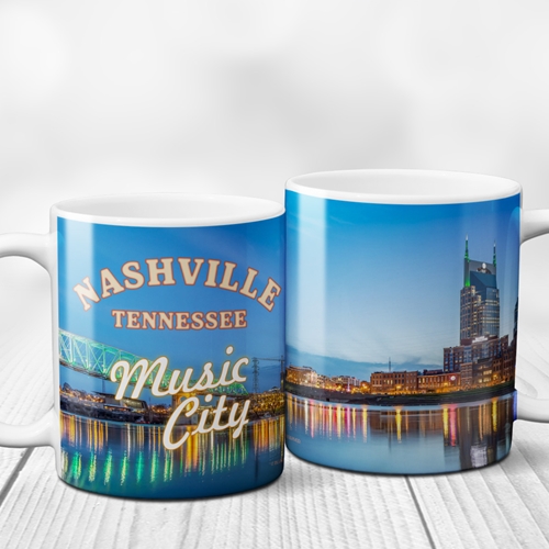 Downtown Nashville Skyline Coffee Mug