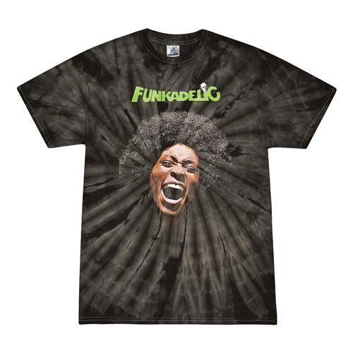 Funkadelic Maggot Brain Album Cover Tie-Dye T-Shirt - Black
