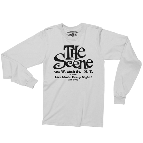 The Scene Nightclub NYC Long Sleeve T-Shirt - longsleevewhite