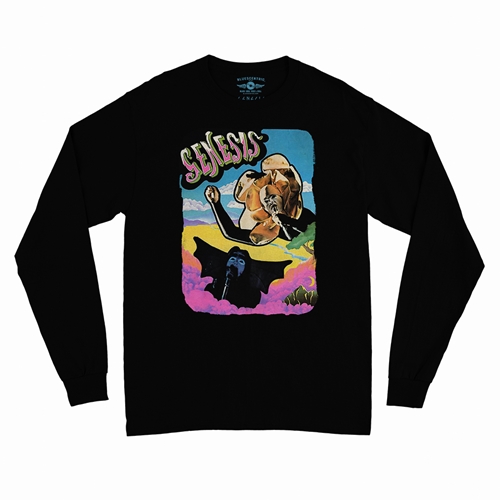 Genesis 1972 Vintage Concert Long Sleeve T-Shirt - longsleeveblack