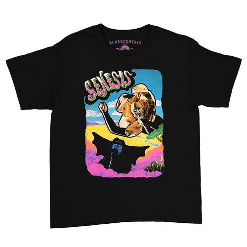 Genesis 1972 Vintage Concert Youth T-Shirt - Lightweight Vintage Children & Toddlers - youthblack