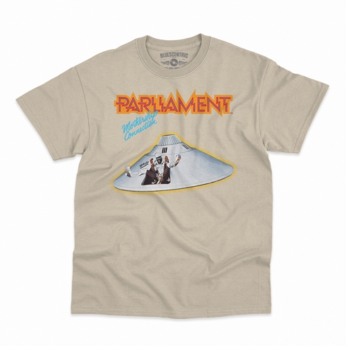 Parliament Mothership Connection Album Cover T-Shirt - Classic Heavy Cotton - classicsand