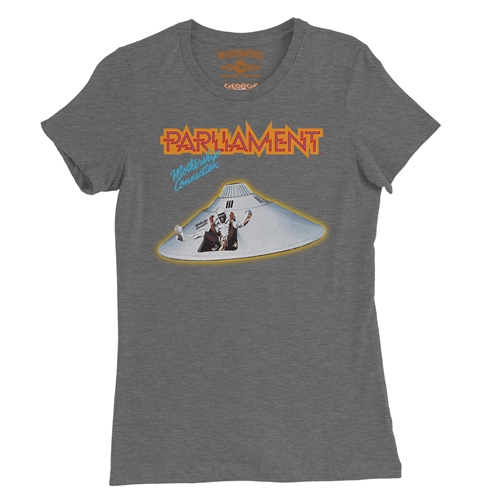 Parliament Mothership Connection Album Cover Ladies T Shirt - Relaxed Fit - ladiesdeepheather