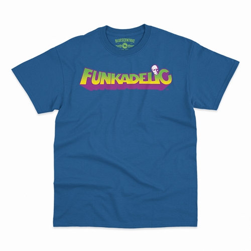 Mardi Funkadelic Logo T-Shirt - Classic Heavy Cotton - classicroyalblue