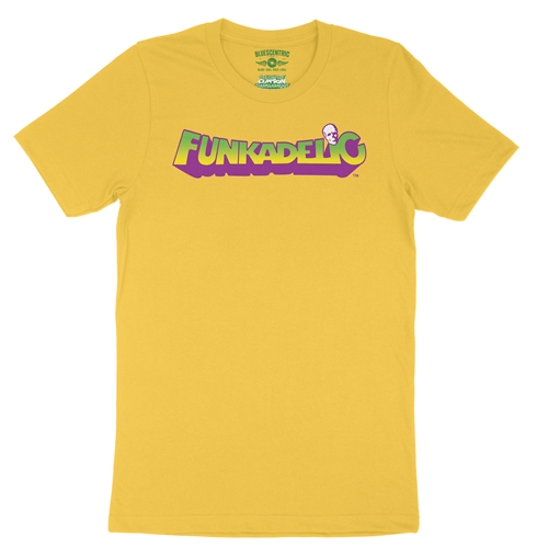Mardi Funkadelic Logo T-Shirt - Lightweight Vintage Style - vintagemaizeyellow