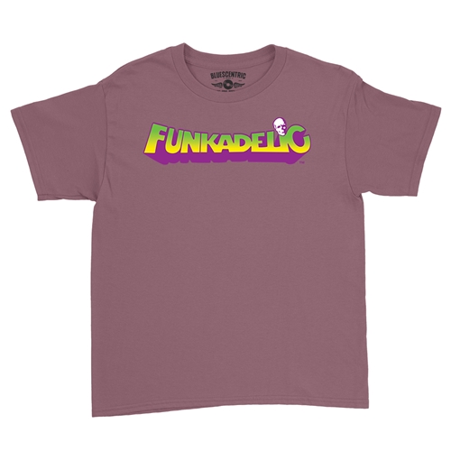 Mardi Funkadelic Logo Youth T-Shirt - Lightweight Vintage Children & Toddlers - youthheathermaroon