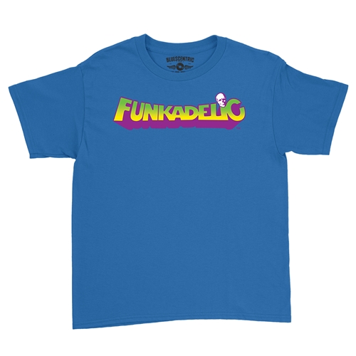 Mardi Funkadelic Logo Youth T-Shirt - Lightweight Vintage Children & Toddlers - youthroyalblue