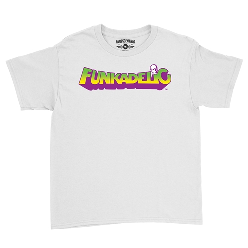 Mardi Funkadelic Logo Youth T-Shirt - Lightweight Vintage Children & Toddlers - youthwhite