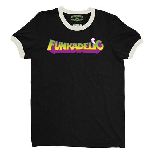 Mardi Funkadelic Logo Ringer T-Shirt - ringerblackcreamtrim