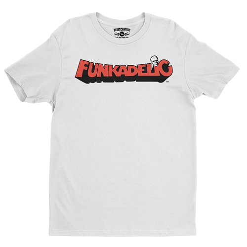 Red Funkadelic Logo T-Shirt - Lightweight Vintage Style - vintagewhite