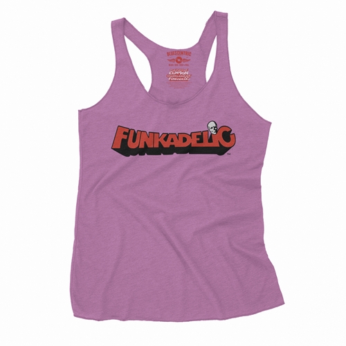 Red Funkadelic Logo Racerback Tank - Women