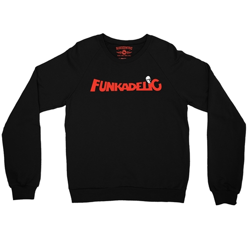 Red Funkadelic Logo Crewneck Sweatshirt - crewneckblack