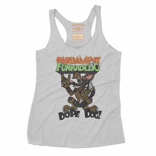 Parliament-Funkadelic Dope Dog Retro Racerback Tank - Women