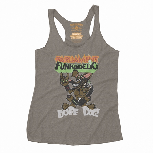Parliament-Funkadelic Dope Dog Retro Racerback Tank - Women