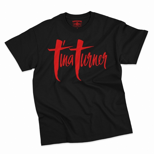 Tina Turner Logo T-Shirt - Classic Heavy Cotton - classicblack