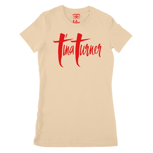 Tina Turner Logo Ladies T Shirt - Relaxed Fit - ladiessanddune
