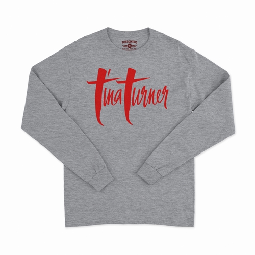 Tina Turner Logo Long Sleeve T-Shirt - longsleeveathleticheather