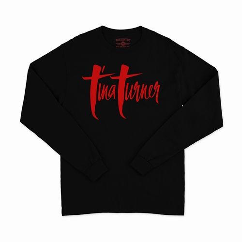 Tina Turner Logo Long Sleeve T-Shirt - longsleeveblack