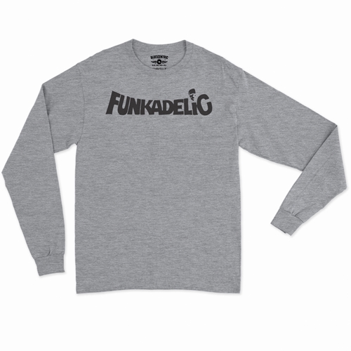 Black Funkadelic Logo Long Sleeve T-Shirt - longsleeveathleticheather