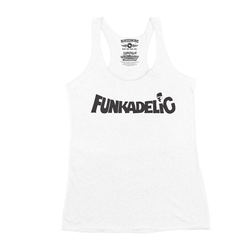 Black Funkadelic Logo Racerback Tank - Women