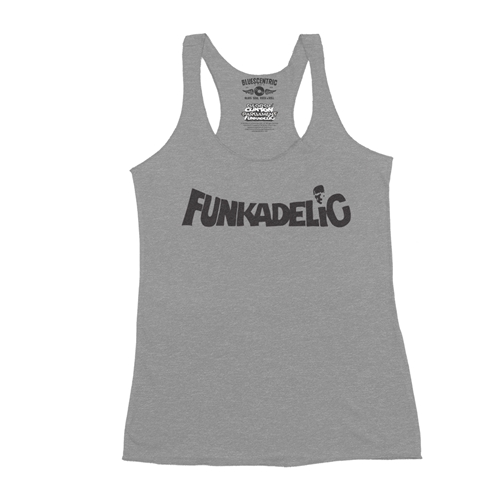 Black Funkadelic Logo Racerback Tank - Women