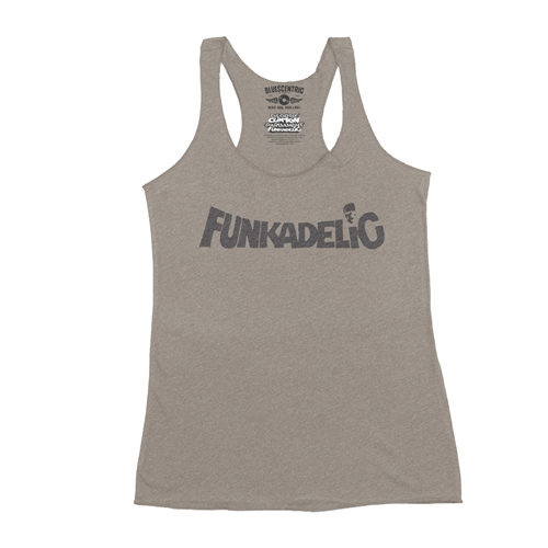 Black Funkadelic Logo Racerback Tank - Women