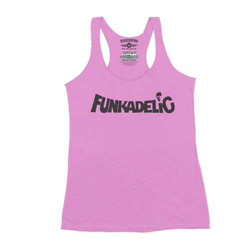 Black Funkadelic Logo Racerback Tank - Women