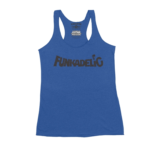 Black Funkadelic Logo Racerback Tank - Women