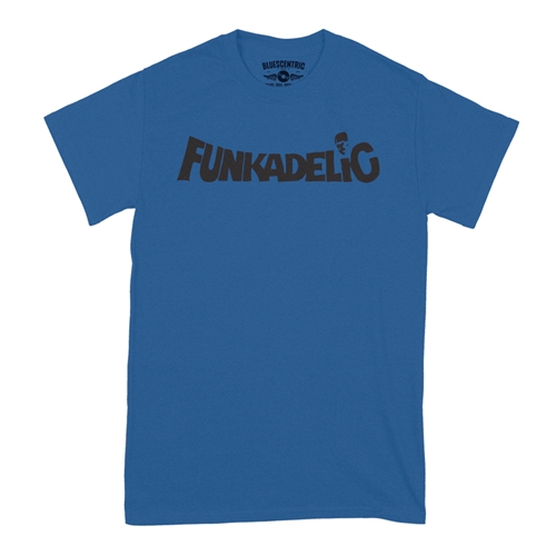 Black Funkadelic Logo T-Shirt - Classic Heavy Cotton - classicroyalblue