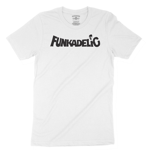 Black Funkadelic Logo T-Shirt - Lightweight Vintage Style - vintagewhite