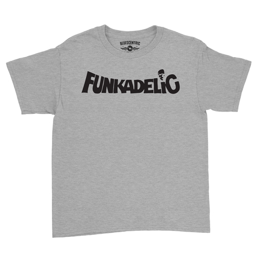 Black Funkadelic Logo Youth T-Shirt - Lightweight Vintage Children & Toddlers - youthheatherathletic