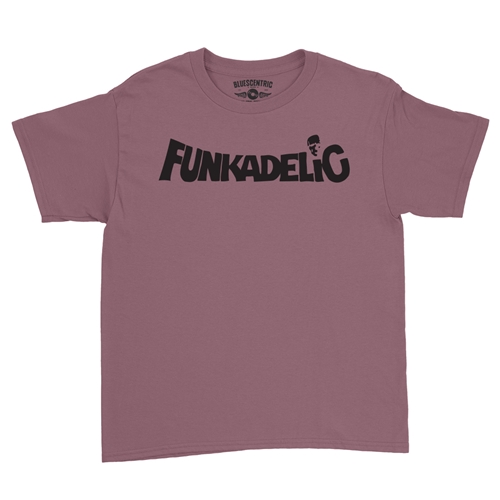 Black Funkadelic Logo Youth T-Shirt - Lightweight Vintage Children & Toddlers - youthheathermaroon
