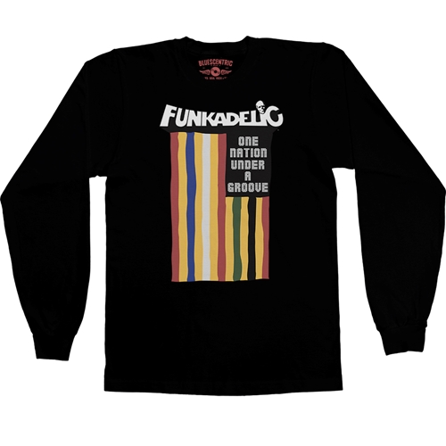 Funkadelic One Nation Under a Groove Flag Long Sleeve T-Shirt - longsleeveblack