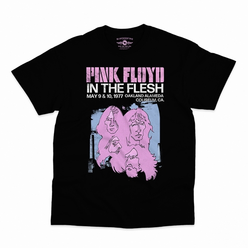 Pink Floyd In The Flesh T-Shirt - Classic Heavy Cotton - classicblack