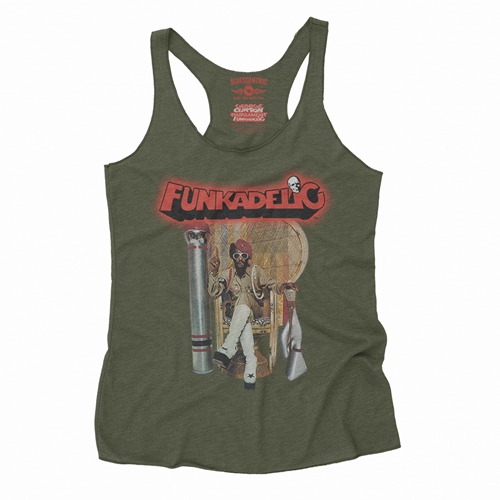 Funkadelic Uncle Jam Peacock Chair Racerback Tank - Women