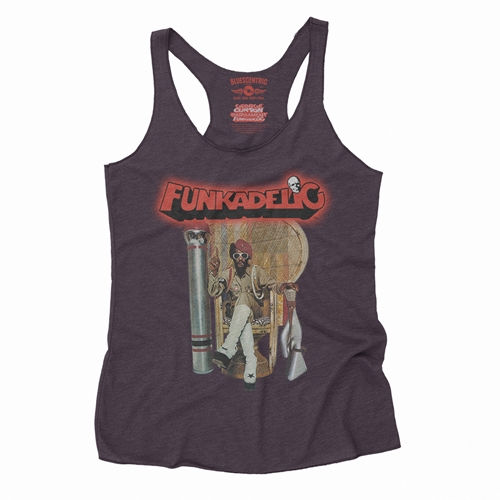 Funkadelic Uncle Jam Peacock Chair Racerback Tank - Women