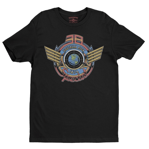 38 Special Wings Logo T-Shirt - Lightweight Vintage Style - vintageblack