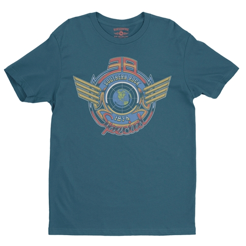 38 Special Wings Logo T-Shirt - Lightweight Vintage Style - vintagedeepteal