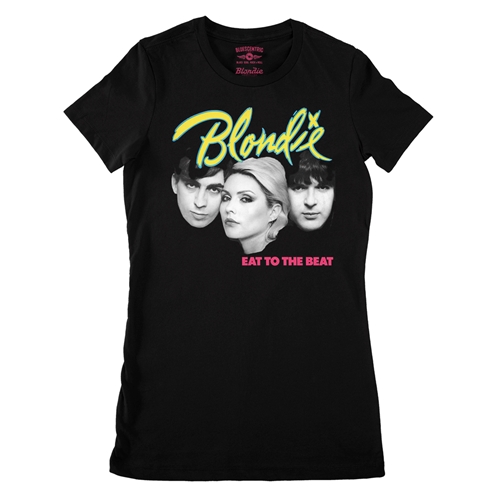 Blondie Eat To The Beat Ladies T Shirt - Relaxed Fit - ladiesblack