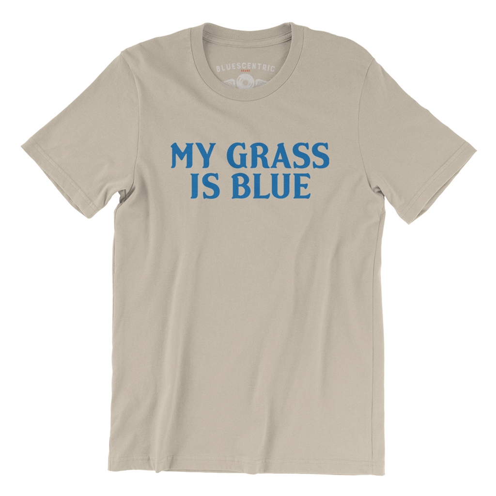 My Grass Is Blue Bluegrass T-Shirt - Lightweight Vintage Style - vintagecream