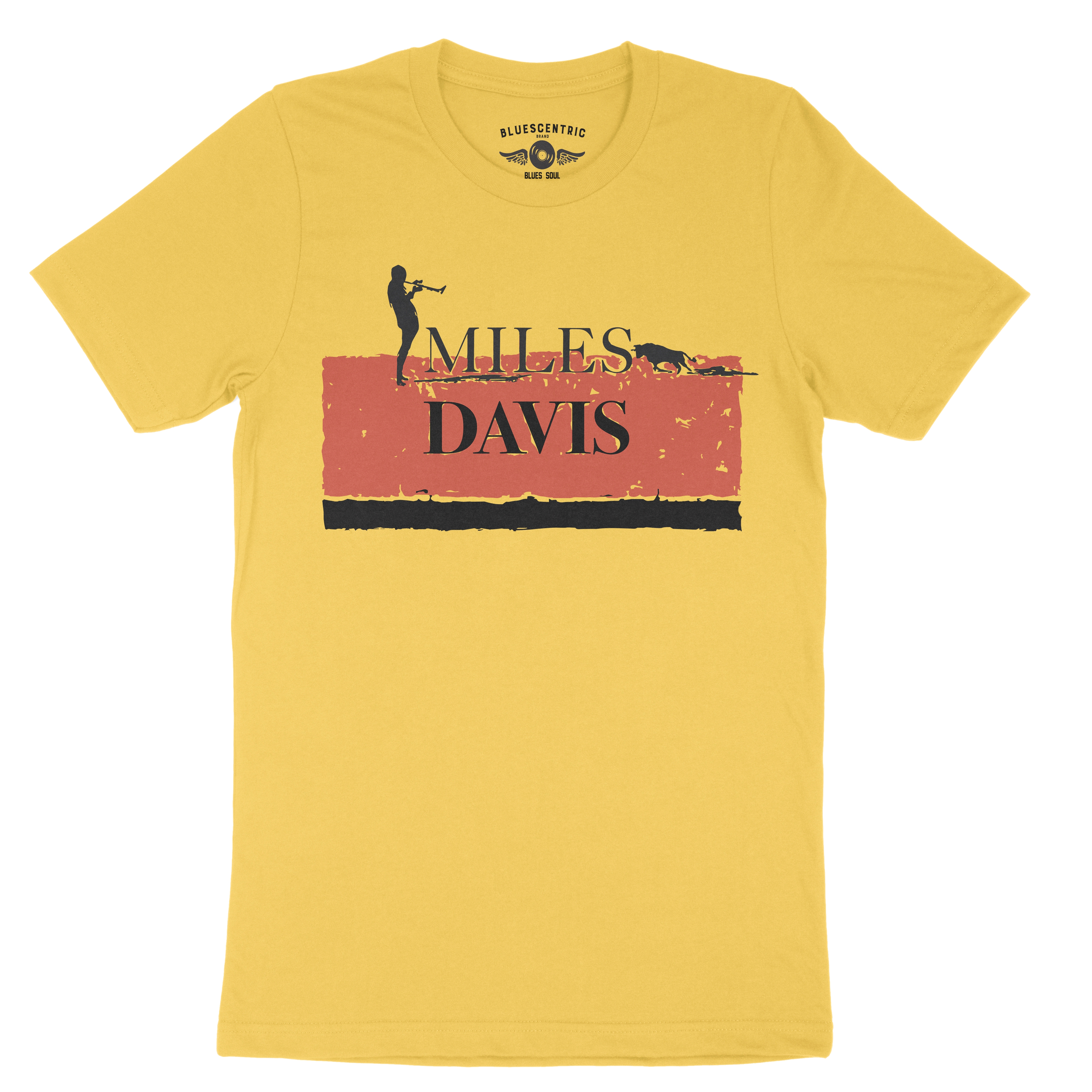 Classic Miles Davis T-Shirt - Lightweight Vintage Style - vintagemaizeyellow
