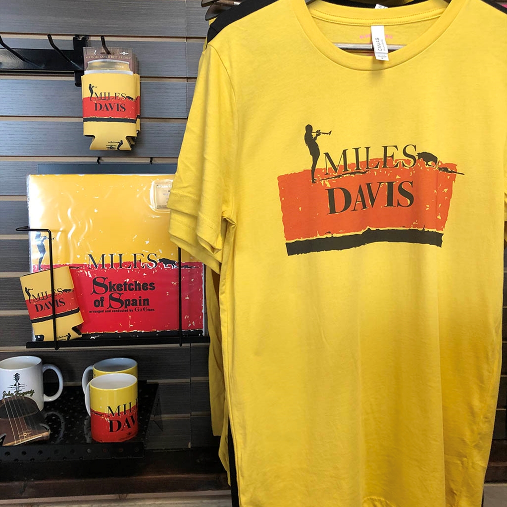 Classic Miles Davis T-Shirt - Lightweight Vintage Style - vintagemaizeyellow